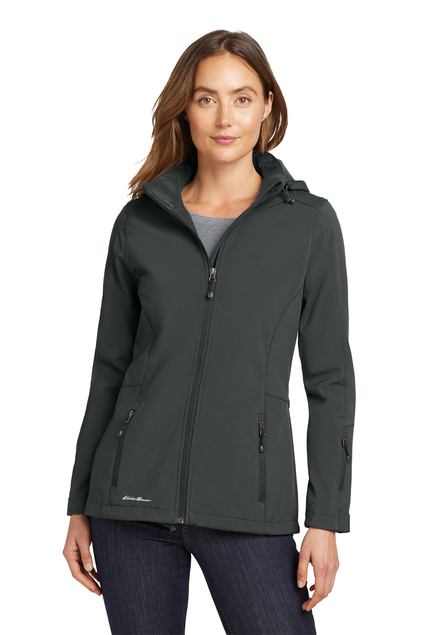 NEW Eddie Bauer® Ladies Hooded Soft Shell Parka. - Image 3