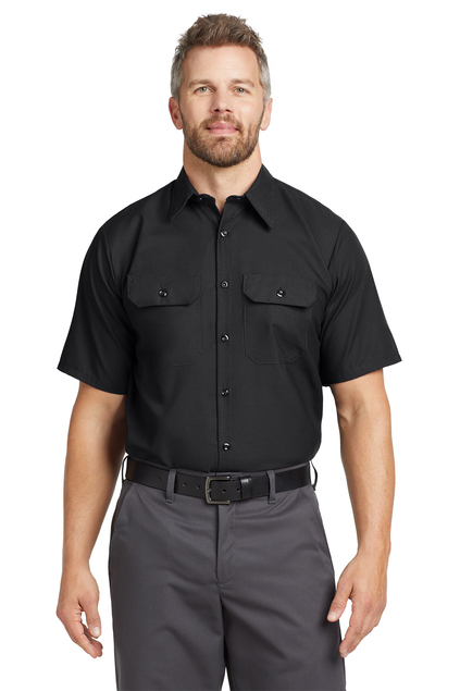 Red Kap® Short Sleeve Solid Ripstop Shirt - Image 3