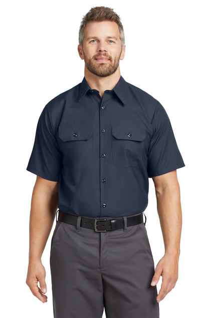 Red Kap® Short Sleeve Solid Ripstop Shirt