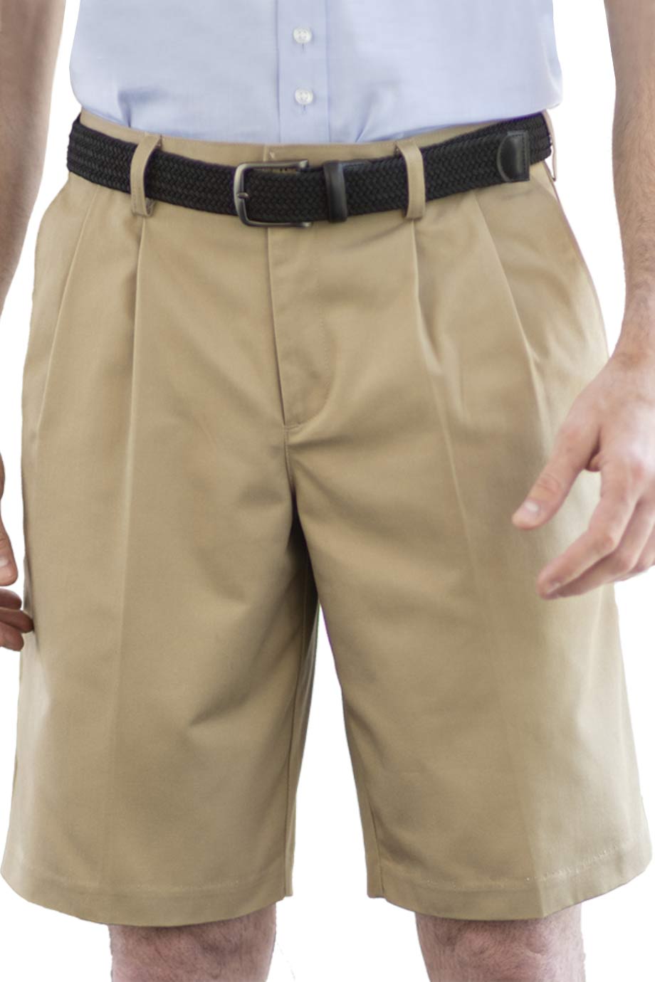 UTILITY CHINO PLEATED FRONT SHORT