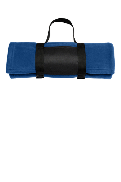 Port Authority® Fleece Blanket with Carrying Strap - Image 2