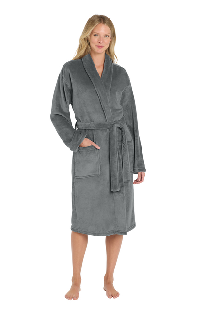 Port Authority® Plush Microfleece Shawl Collar Robe - Image 6