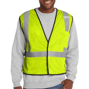 CornerStone® ANSI 107 Class 2 Economy Mesh One-Pocket Vest