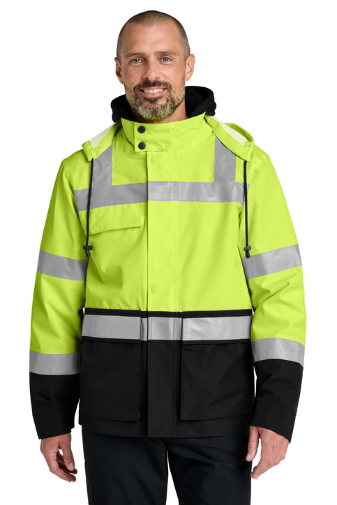 CornerStone® ANSI 107 Class 3 Waterproof Ripstop 3-In-1 Parka