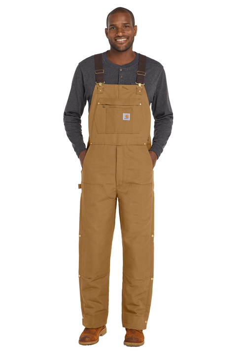 Carhartt® Firm Duck Insulated Bib Overalls