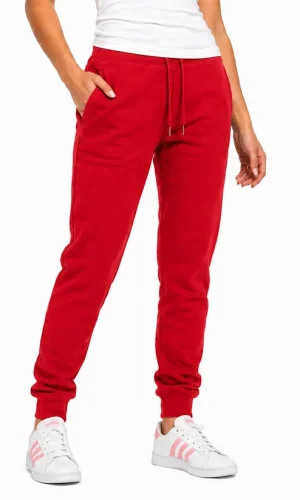 Women's Fleece Athletic Jogger Sweatpants with Drawstring
